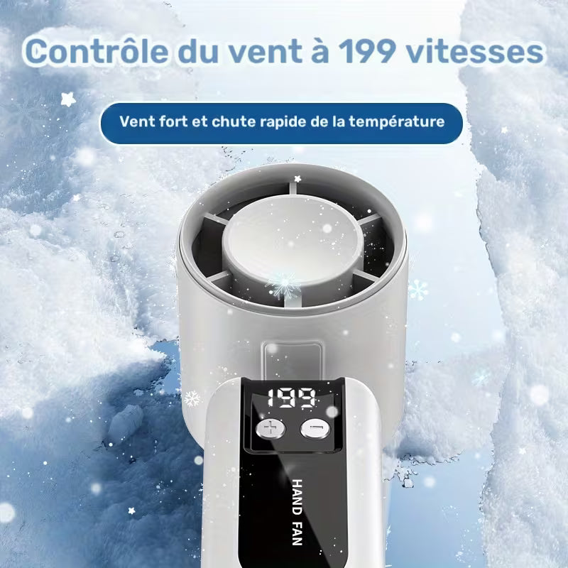 ABUDODO Mini Ventilateur Turbo Portable avec USB
