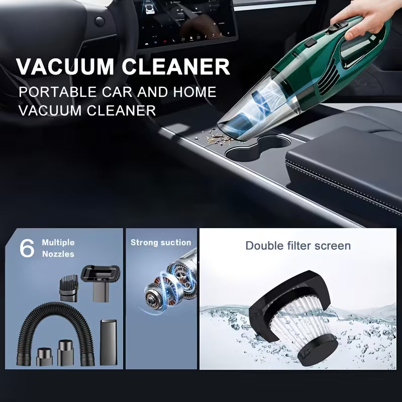 Aspirateur à main sans fil puissant | Super forte puissance d'aspiration