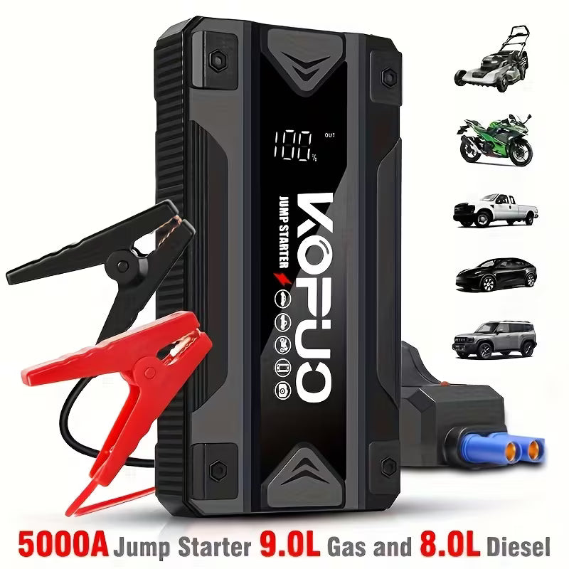 Démarreur de voiture KOPUO 3000A/5000A pour véhicules