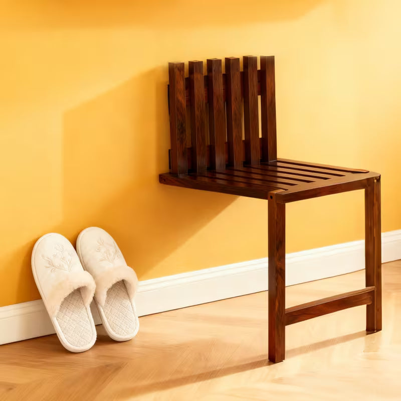Chaise Pliable murale Polyvalente en Bamboo avec le vérouillage modele déposé