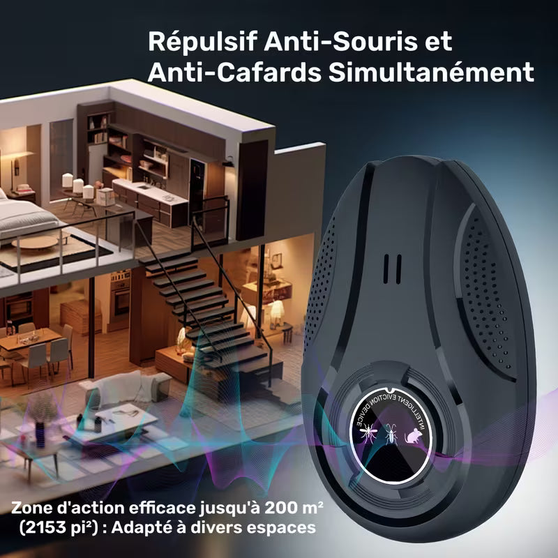 Répulsif Électronique Ultrasonique pour Rats