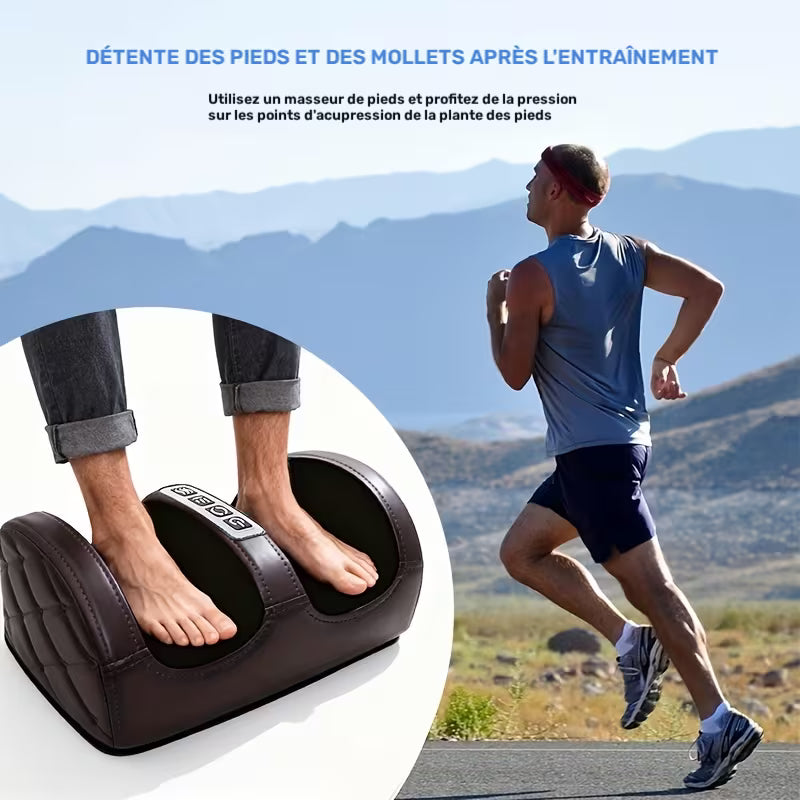 Masseur électrique pour les pieds marron