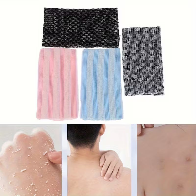 Serviette de bain exfoliante de style japonais, brosse de bain, gant de récurage pour le dos, éponge gommée exfoliante, serviette de soin quotidien pour hommes et femmes, accessoires de salle de bain