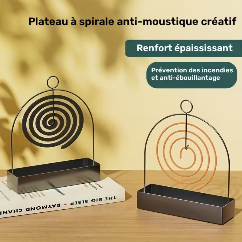1 Porte-Bougies -Moustiques, Porte-Bois de Santal, Matériau Métallique, Adapté pour Suspendre des Bougies -Moustiques ou du Bois de Santal, Idéal pour Décorer le Salon/Chambre et le Camping en Plein Air