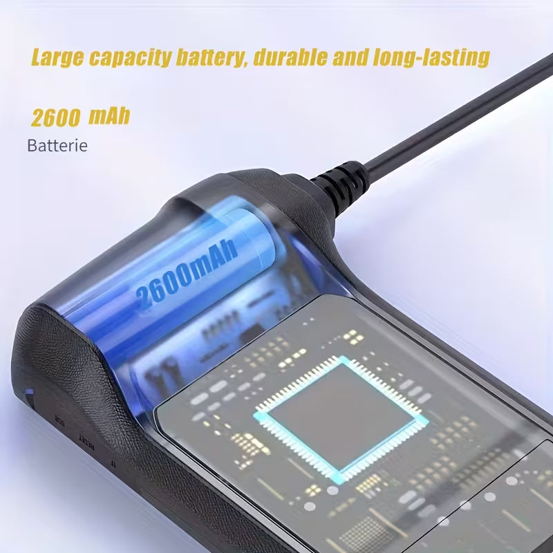 Endoscope industriel haute définition 1080p P410 | Équipé d'une caméra illuminée IP67, inspection de tuyaux, réparation automobile, cadeau pour homme | Lithium