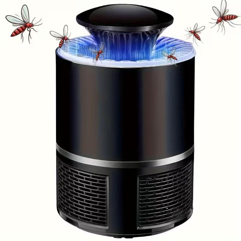 1 Lampe anti-moustique, Répulsif anti-moustique automatique silencieux, Lampe anti-moustique photocatalytique d'intérieur pour la maison, Absorbeur de moustiques et lampe anti-moustique, Convient pour la cour, Modèles à brancher directement Mosquito Li
