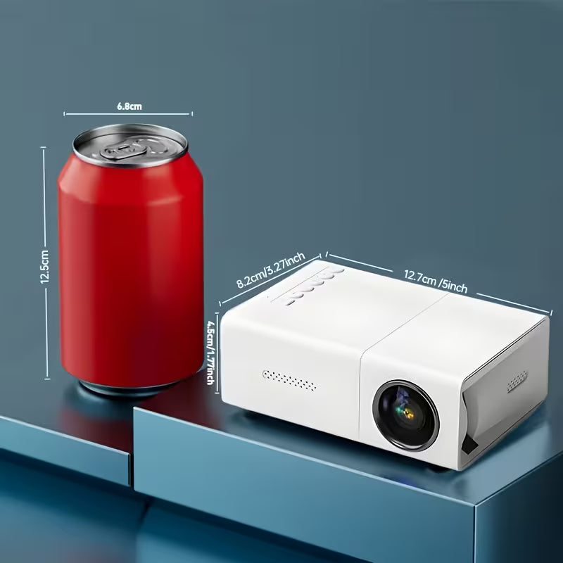 Projecteur USB Portable HANDSKIT avec Écran LCD et Haut-parleurs Intégrés