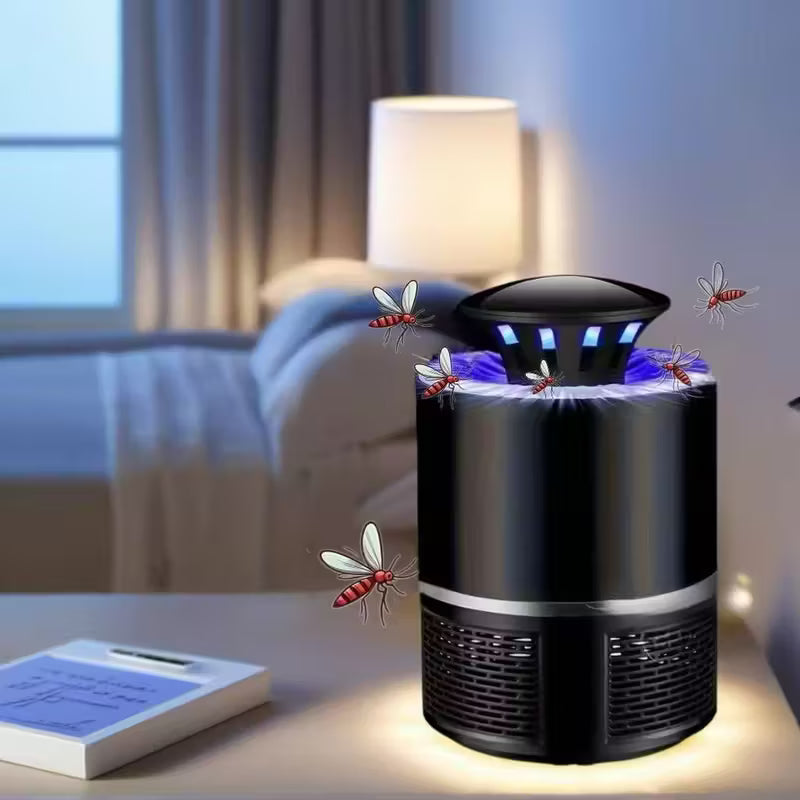 1 Lampe anti-moustique, Répulsif anti-moustique automatique silencieux, Lampe anti-moustique photocatalytique d'intérieur pour la maison, Absorbeur de moustiques et lampe anti-moustique, Convient pour la cour, Modèles à brancher directement Mosquito Li