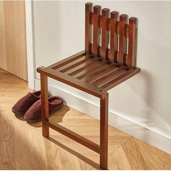 Chaise Pliable murale Polyvalente en Bamboo avec le vérouillage modele déposé