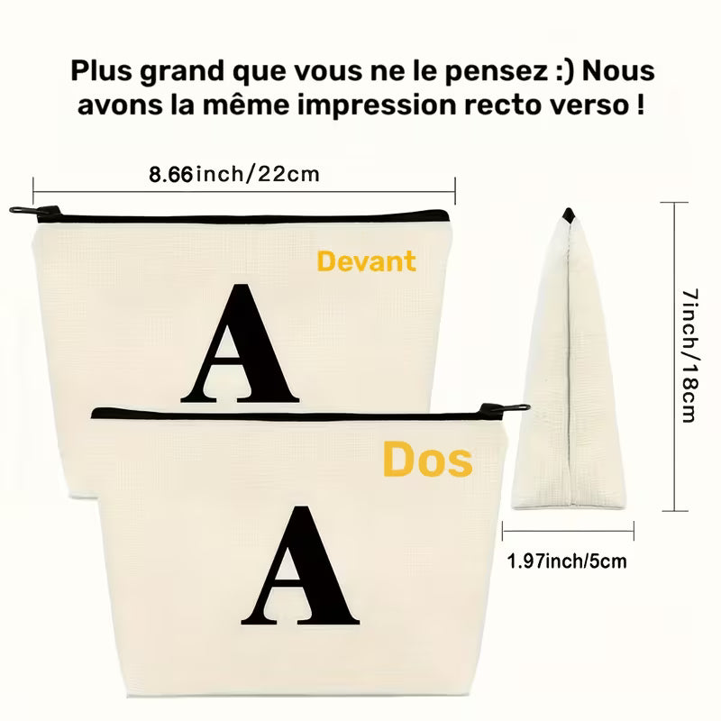 1pc, Charmante Trousse de Cosmétique de Remerciement pour Enseignante