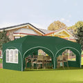 1pc, Gazebo, Gazebo Pliable 3X6 M Avec 6 Murs Latéraux, Tente de Fête, Imperméable, Protégé Des UV, Hauteur Réglable, Avec Sac de Transport, Pour Le Camping En Plein Air