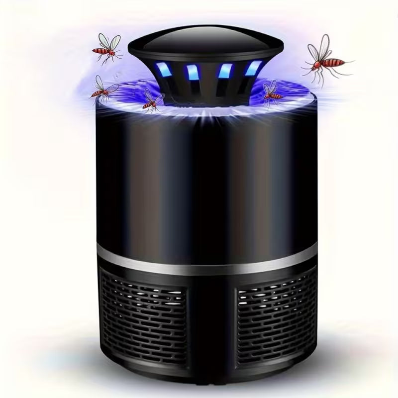 1 Lampe anti-moustique, Répulsif anti-moustique automatique silencieux, Lampe anti-moustique photocatalytique d'intérieur pour la maison, Absorbeur de moustiques et lampe anti-moustique, Convient pour la cour, Modèles à brancher directement Mosquito Li