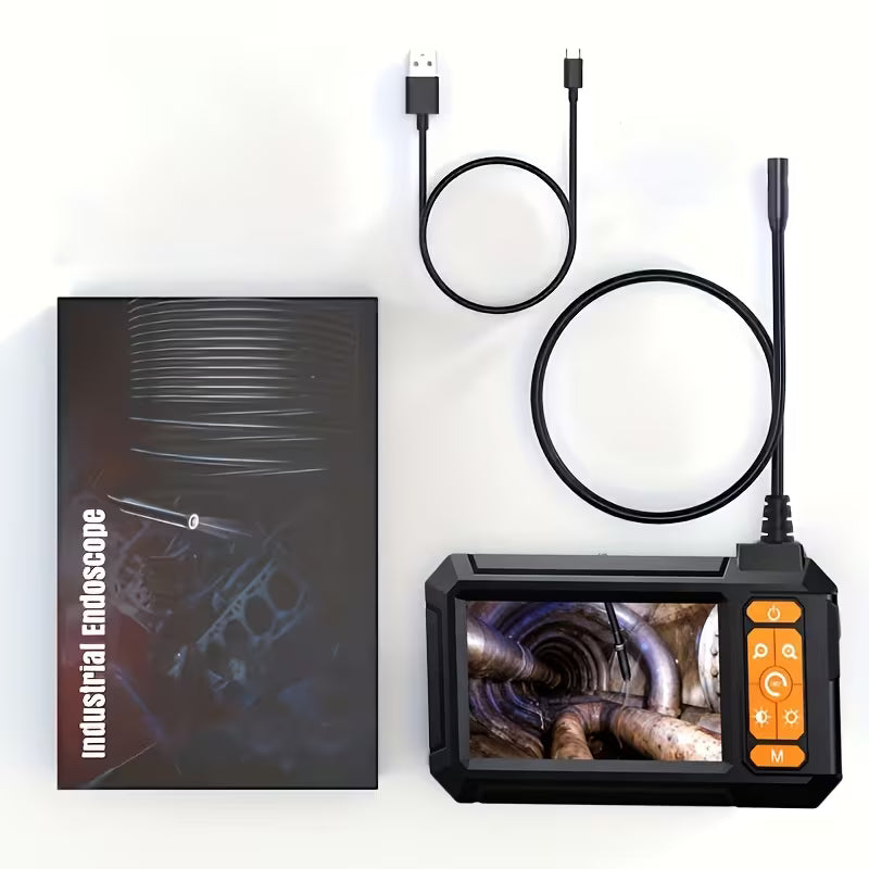 Endoscope industriel haute définition 1080p P410 | Équipé d'une caméra illuminée IP67, inspection de tuyaux, réparation automobile, cadeau pour homme | Lithium