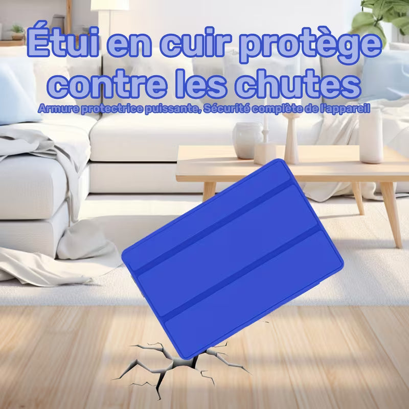 Tablette Android 11 2025, Tablette 7 pouces avec étui de , 6 Go de RAM extensible 2+4 + 32 Go de ROM, Processeur Quad-Core, Appareil photo avant 2,0 MP + arrière 2,0 MP, Tablette IPS 3000 mAh, Tablette Wi-Fi, Cadeau d'anniversaire, Fête des Pères