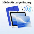 Tablette Android 11 2025, Tablette 7 pouces avec étui de , 6 Go de RAM extensible 2+4 + 32 Go de ROM, Processeur Quad-Core, Appareil photo avant 2,0 MP + arrière 2,0 MP, Tablette IPS 3000 mAh, Tablette Wi-Fi, Cadeau d'anniversaire, Fête des Pères