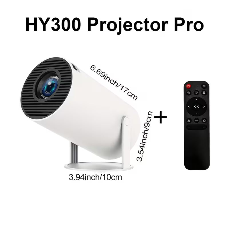 Mini-projecteur amélioré 2026 avec WiFi et Bluetooth, native 1280*720P, supporte 4K, projecteur portable, correction trapézoïdale automatique, rotation à 180 degrés, projecteur intelligent pour la maison et l'extérieur