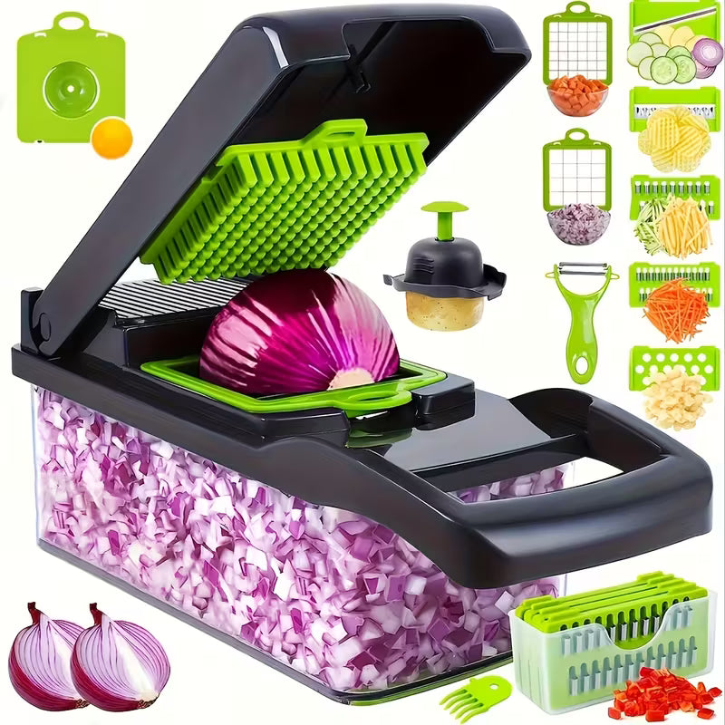 Coupe-légumes multifonctionnel 16 en 1
