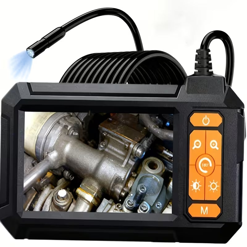 Endoscope industriel haute définition 1080p P410 | Équipé d'une caméra illuminée IP67, inspection de tuyaux, réparation automobile, cadeau pour homme | Lithium