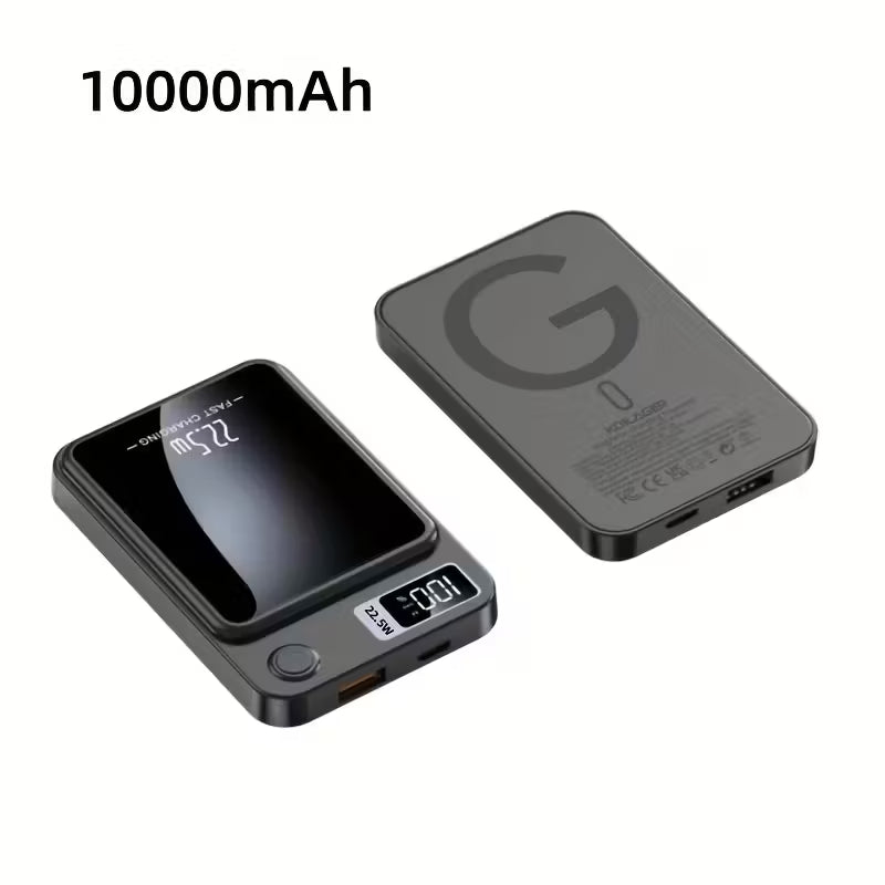 Nouvelle batterie externe magnétique sans fil ultra puissante portable de 10000 mAh avec charge rapide 22.5W/PD20
