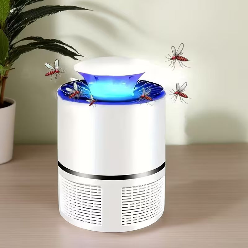 1 Lampe anti-moustique, Répulsif anti-moustique automatique silencieux, Lampe anti-moustique photocatalytique d'intérieur pour la maison, Absorbeur de moustiques et lampe anti-moustique, Convient pour la cour, Modèles à brancher directement Mosquito Li