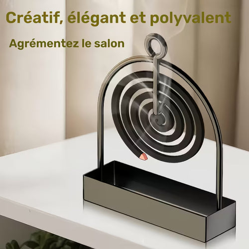 1 Porte-Bougies -Moustiques, Porte-Bois de Santal, Matériau Métallique, Adapté pour Suspendre des Bougies -Moustiques ou du Bois de Santal, Idéal pour Décorer le Salon/Chambre et le Camping en Plein Air