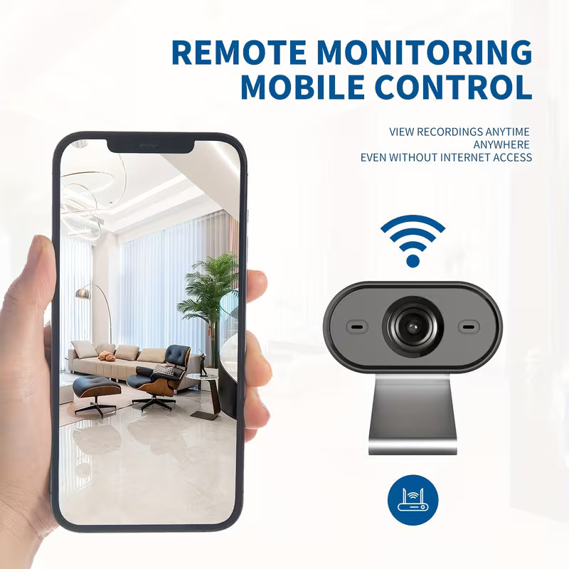 ("Paquet de 2) Caméra de surveillance Wifi sans fil intelligente, Wi-Fi 2.4G