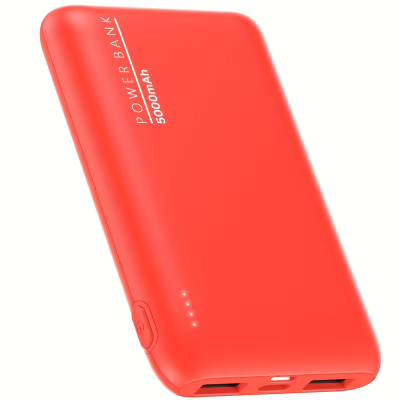 Batterie externe portable ultra-mince 5000mAh avec double sortie USB