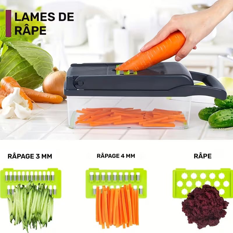 Coupe-légumes multifonctionnel 16 en 1