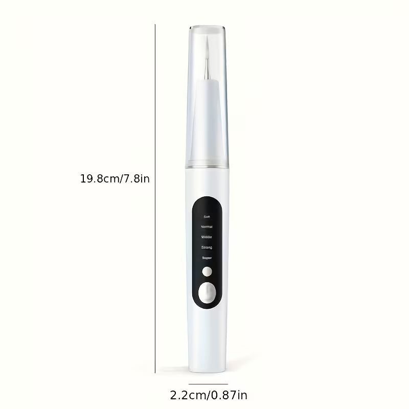 Kit de Détartrage ProClean - Fil Dentaire Électrique avec Lumière LED Réglable à 5 Niveaux, 4 Têtes Remplaçables et Extraction Avancée du Calcul Dental pour une Santé Bucco-Dentaire Améliorée et un Souffle Frais