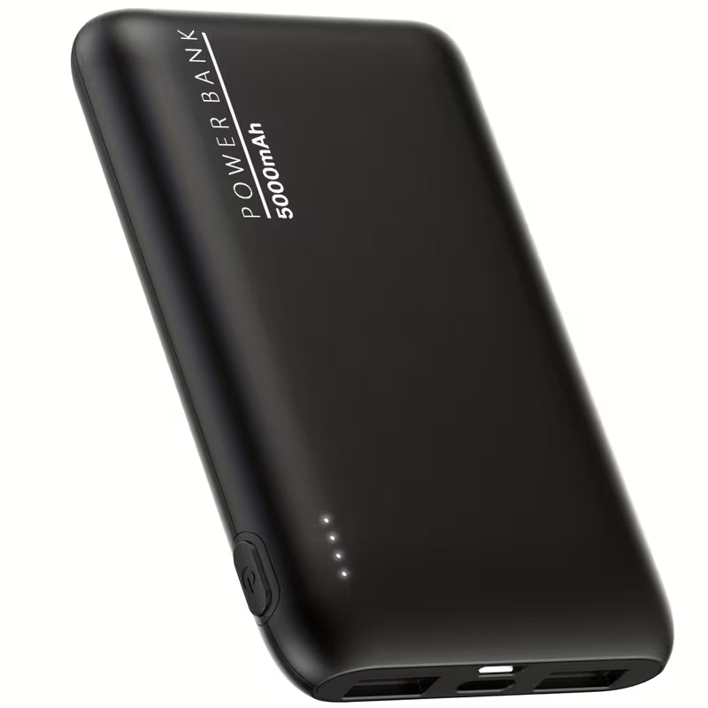 Batterie externe portable ultra-mince 5000mAh avec double sortie USB