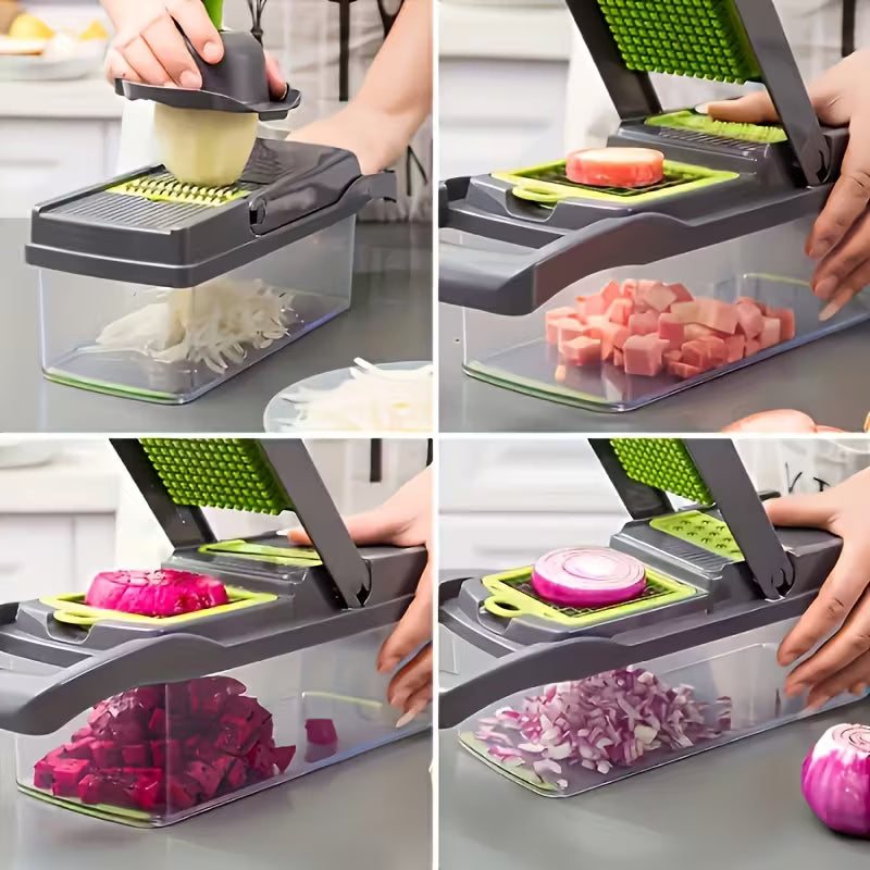 Coupe-légumes multifonctionnel 16 en 1