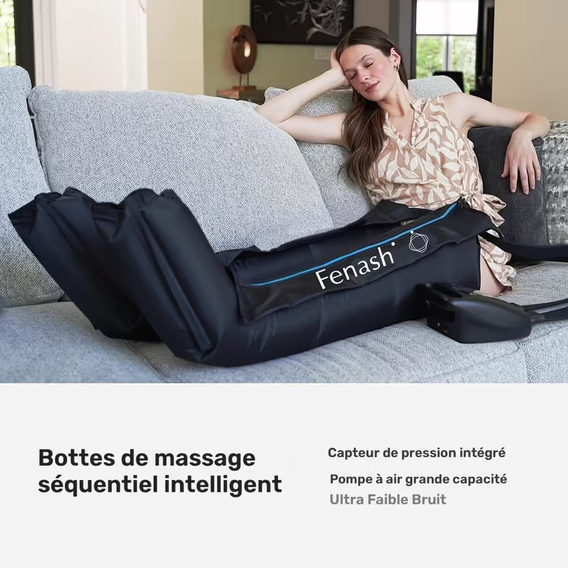 Prises EU 2 Pics Masseur Professionnel Soin Personnel Ajouts Masseurs Équipement de Massage Professionnel, Système de Masseur Complet avec Technologie de Compression Dynamique, Pétrissage et Pressage Profond, Cadeau de Noël pour Papa Maman et Amoureux