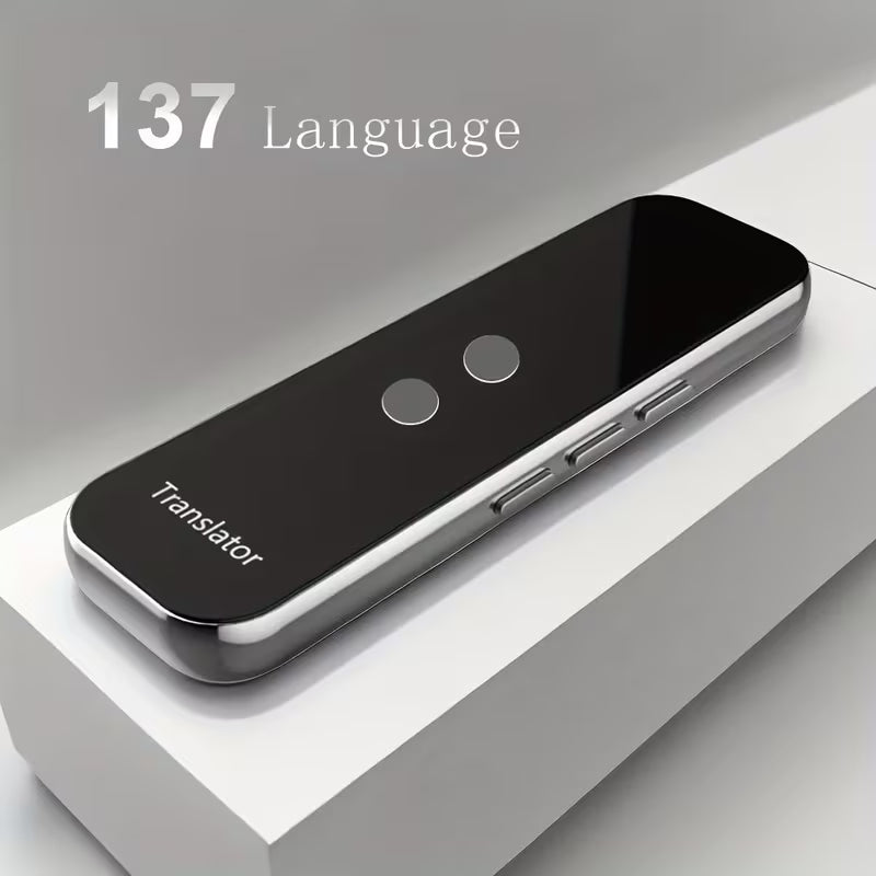 Traducteur de Langue Intelligente 1pc, Traducteur BT Portable pour Voyage Apprentissage Commerce