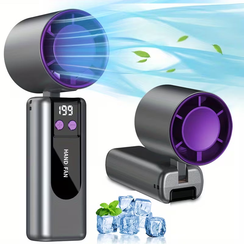 ABUDODO Mini Ventilateur Turbo Portable avec USB