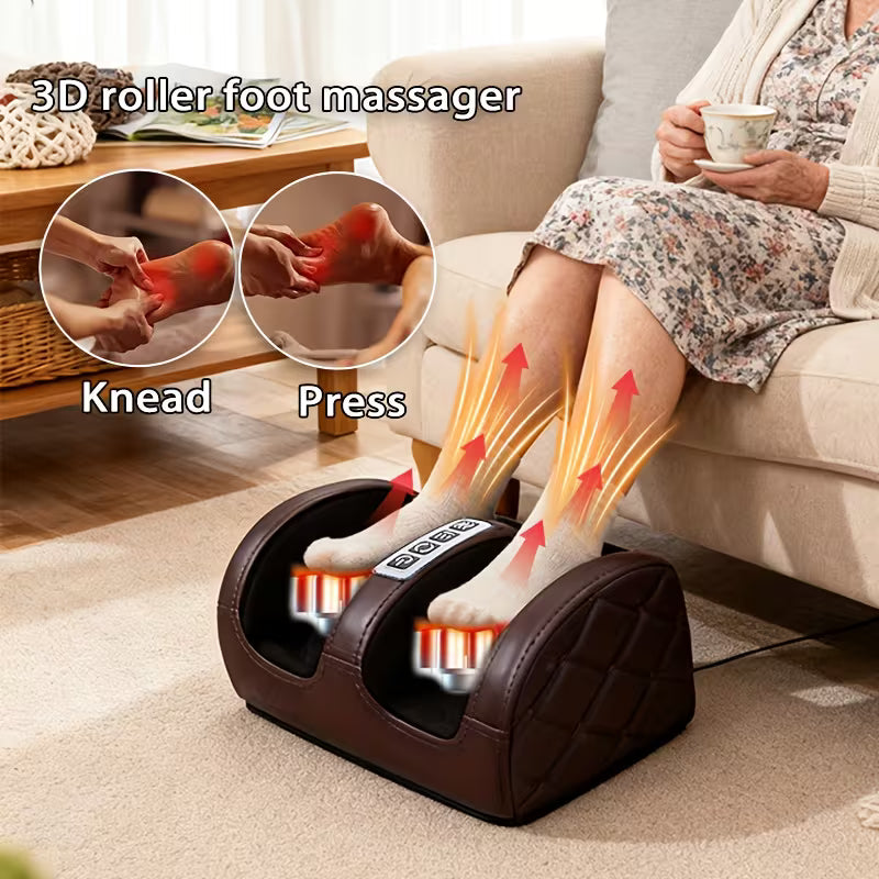 Masseur électrique pour les pieds marron