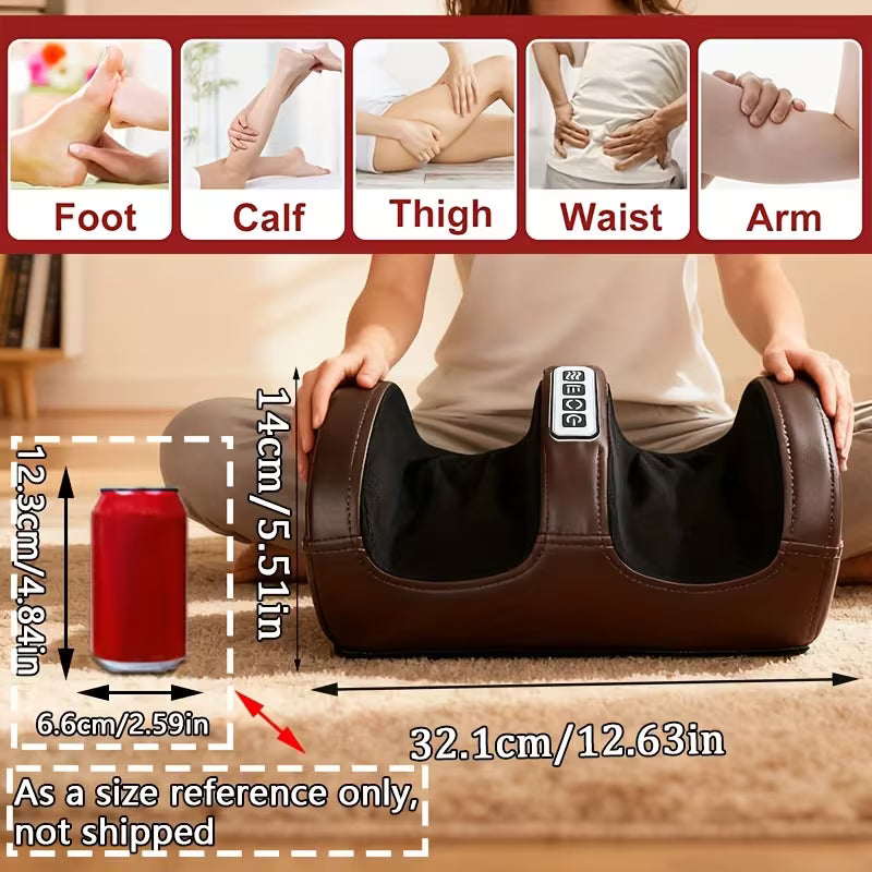 Masseur électrique pour les pieds marron