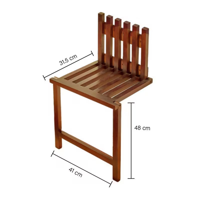 Chaise Pliable murale Polyvalente en Bamboo avec le vérouillage modele déposé