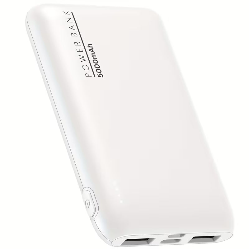 Batterie externe portable ultra-mince 5000mAh avec double sortie USB