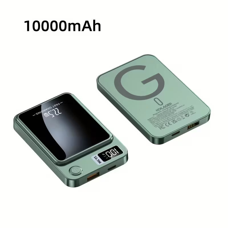Nouvelle batterie externe magnétique sans fil ultra puissante portable de 10000 mAh avec charge rapide 22.5W/PD20