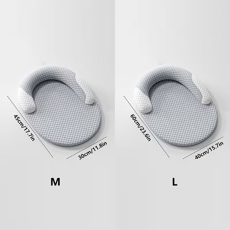 Lit rafraîchissant d'été pour chat, panier respirant pour chien avec oreiller surélevé pour le cou, tapis rond rafraîchissant antidérapant et lavable pour chats et petits chiens