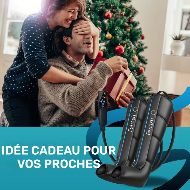 Prises EU 2 Pics Masseur Professionnel Soin Personnel Ajouts Masseurs Équipement de Massage Professionnel, Système de Masseur Complet avec Technologie de Compression Dynamique, Pétrissage et Pressage Profond, Cadeau de Noël pour Papa Maman et Amoureux