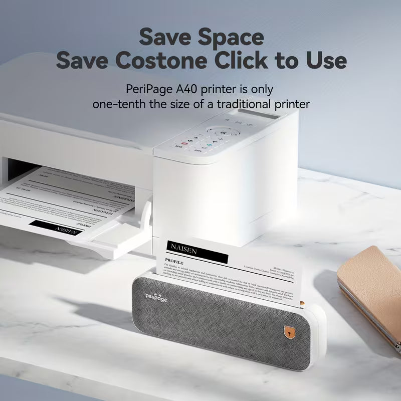 Imprimante thermique portable sans fil PeriPage compatible avec iOS/Android
