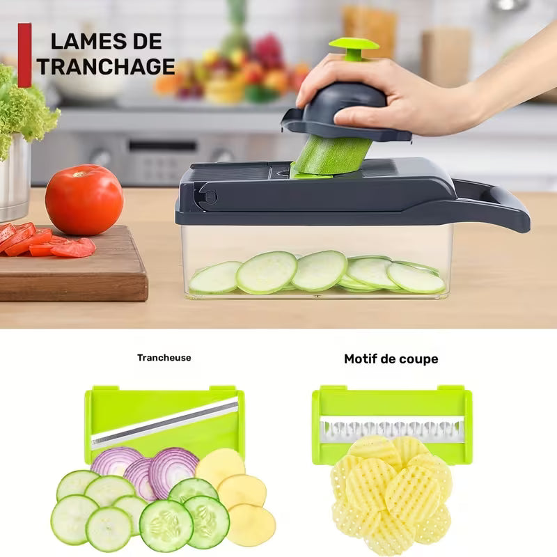 Coupe-légumes multifonctionnel 16 en 1