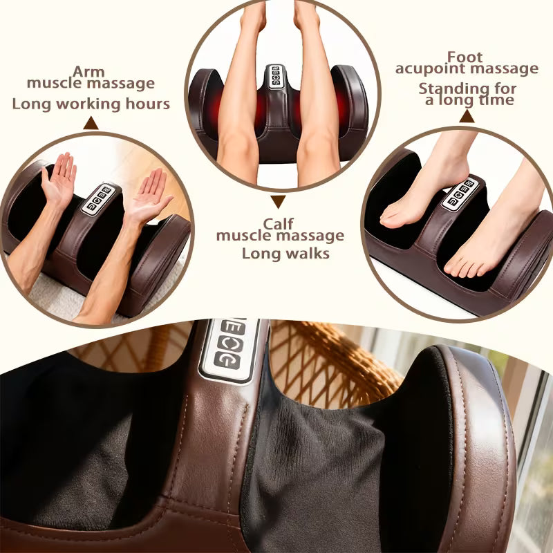 Masseur électrique pour les pieds marron