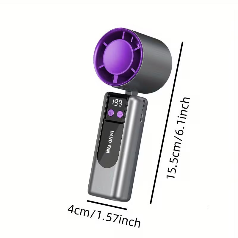 ABUDODO Mini Ventilateur Turbo Portable avec USB